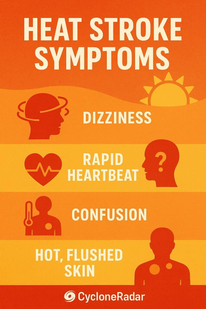 heat stroke symptoms