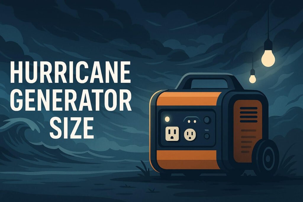Hurricane Generator Size