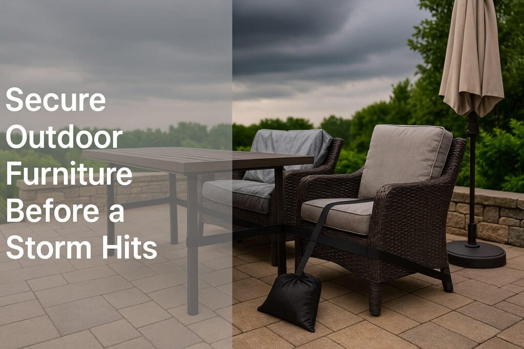 Secure Outdoor Furniture Before a Storm Hits