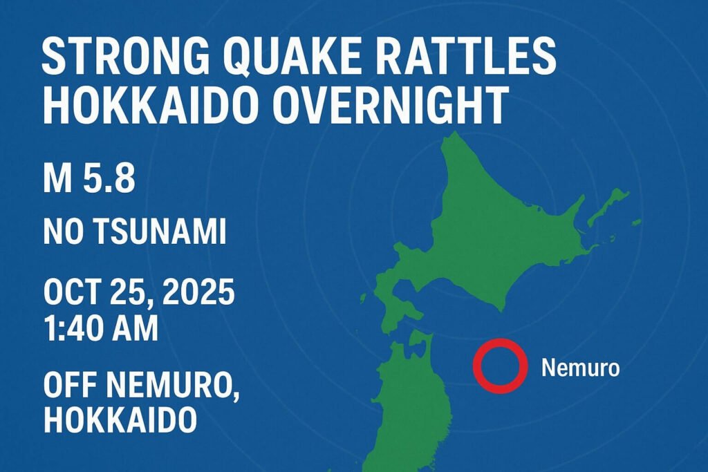 Hokkaido Earthquake Impact Information